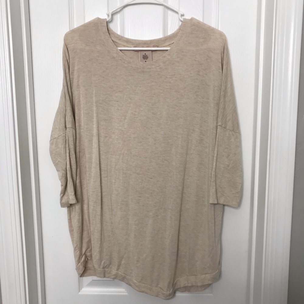 Philosophy Cream / Tan Oversized Shirt